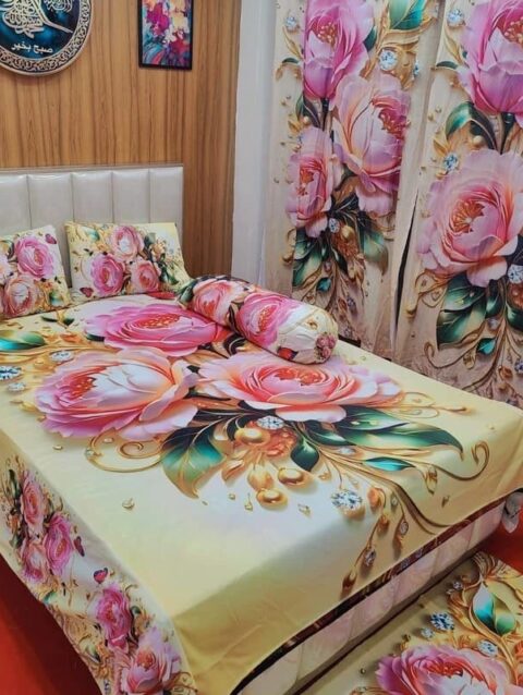 7/8 fit Waterproof 3d print bedsheet=B81